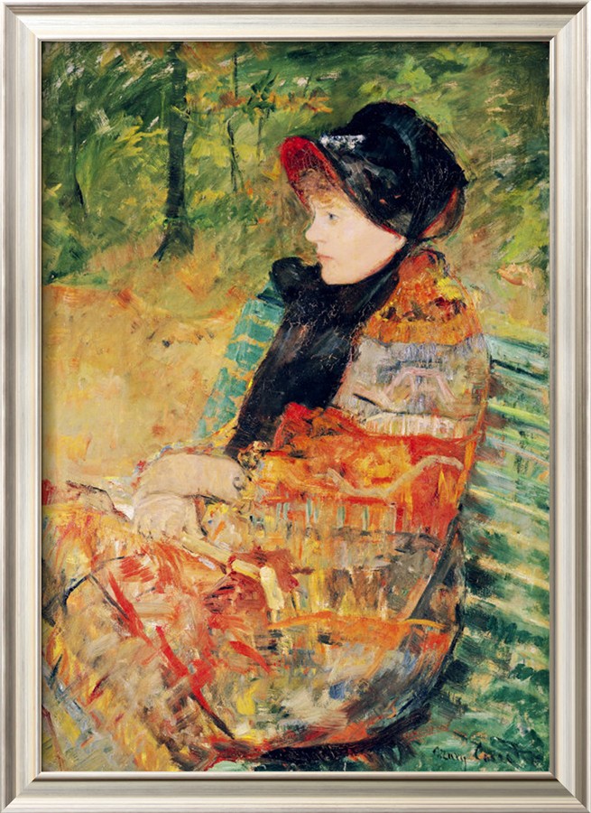 Portrait of Mlle C. Lydia Cassatt, 1880 - Mary Cassatt Painting on Canvas